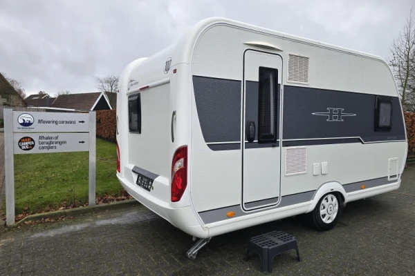 Hobby De Luxe 400 SFE + mover + vv + luifel